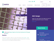 Tablet Screenshot of easics.be