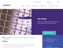 Tablet Screenshot of easics.com